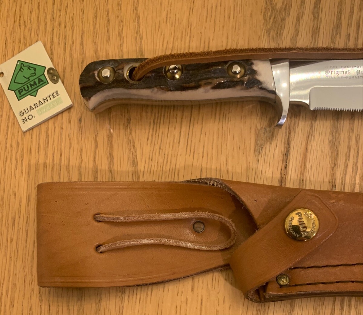 1983 STAG PUMA ORIGINAL BOWIE 6396 KNIFE NEVER USED WITH SHEATH | eBay