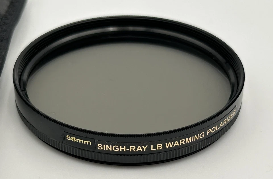 Singh-Ray Filter 58mm LB Warming CIR Polarizer with Padded Leather Case VGUC - Image 3 of 4