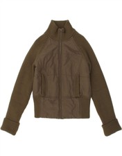 Mexx Womens Bomber Jacket Uk 12 Medium Khaki Polyester Bx43