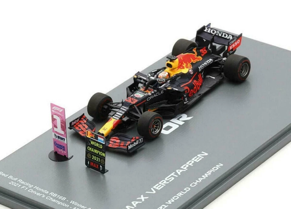 SPARK 1:43 MODELLINO AUTO F1 REDBULL HONDA RB16 MAX VERSTAPPEN ABU DHABI GP 2021 - Immagine 2 di 4