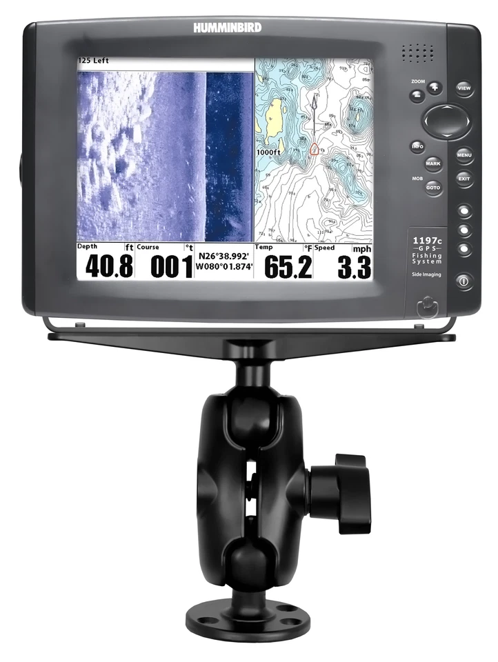 Soporte RAM-D-111U-C para Garmin, Humminbird, Lowrance, Raymarine 15 lb y menos Foto 2 de 4