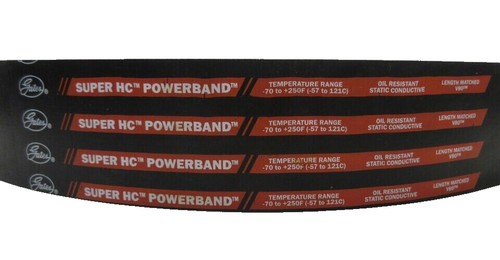 Gates Super HC Molded Notch Powerband V-Belt 5VX1180 - Picture 6 of 15