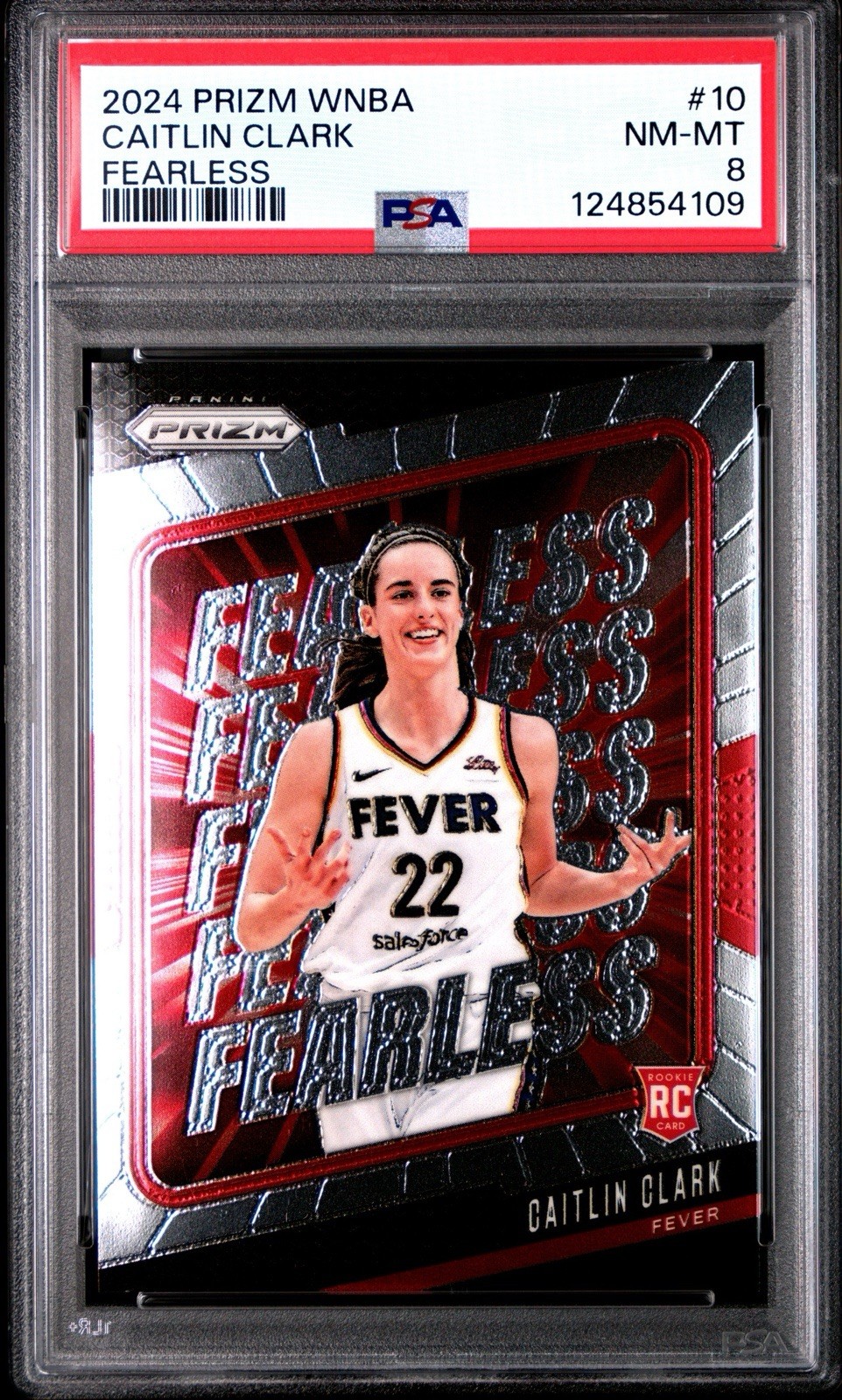 2024 Panini Prizm WNBA - Fearless Caitlin Clark #10 (RC)