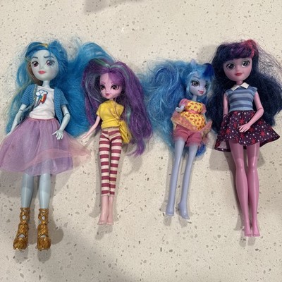 Hasbro My Little Pony MLP Equestria Girls Dolls Lot of 4 Partial Outfits
