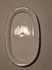 Mikasa -L9709 - Wedding Band Gold Butter Dish. Preowned. (NO LID).