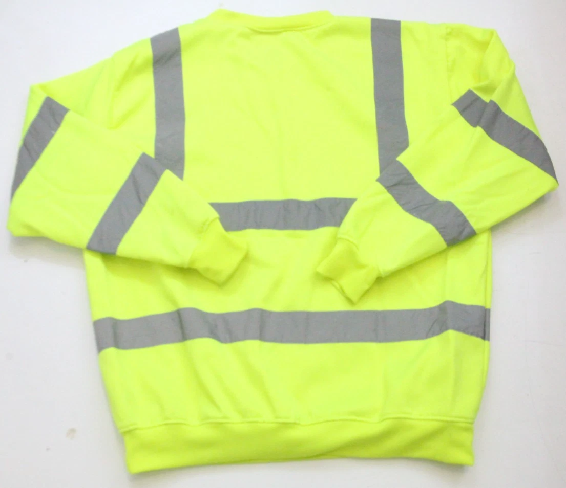 PORTWEST High Visibility Yellow & Gray Sweatshirt Comfort Work Reflective WS834 - product detail image 4