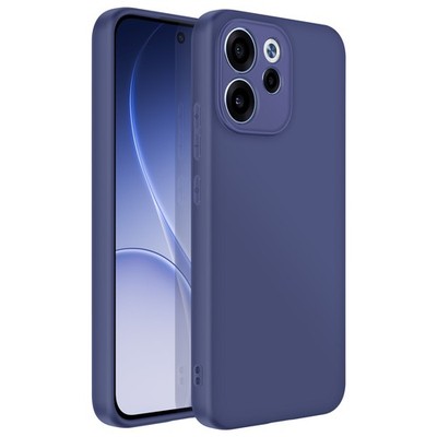 Stoßfeste Silikonhülle mit oleophober Beschichtung für Oppo Reno 15F / 15 FS