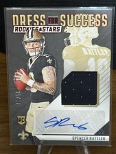 2024 Rookies & Stars-Spencer Rattler Dress for Success /99 #DFS-15 (AU,MEM,RC)