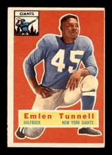 1956 Topps #17 Emlen Tunnell   EX X3710166