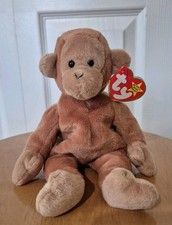 Ty Beanie Baby Bongo the Monkey 8" 20cm New MWMT Vintage 1995