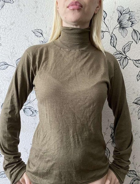 Women Jil Sander Turtleneck Khaki 36 / S / 44
