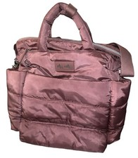 Itzy Ritzy Rose Blush Convertible Diaper Bag Tote Backpack