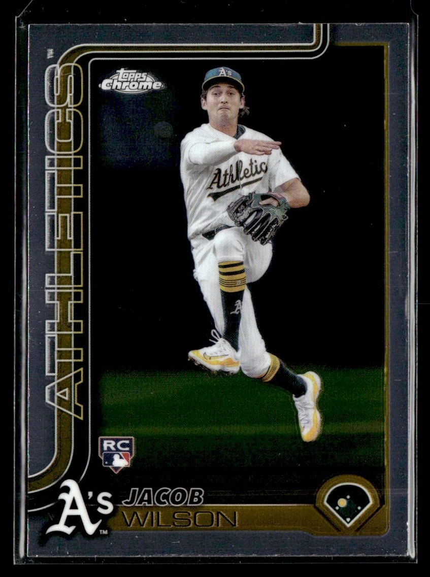 2025 Topps Chrome Jacob Wilson Rookie Athletics #96