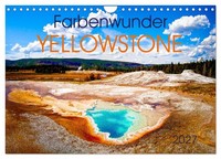 "Calendar 2027 · US Version · Colorful Yellowstone (Wall Calendar 2027 12\" × 8\" L"