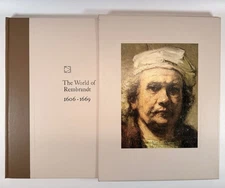 The World of Rembrandt 1606–1669 Time Life Art Book w Slipcase 1971