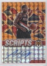 2020-21 Panini Mosaic Scripts Orange Prizm Marcus Camby #SC-MCA Auto 03rx