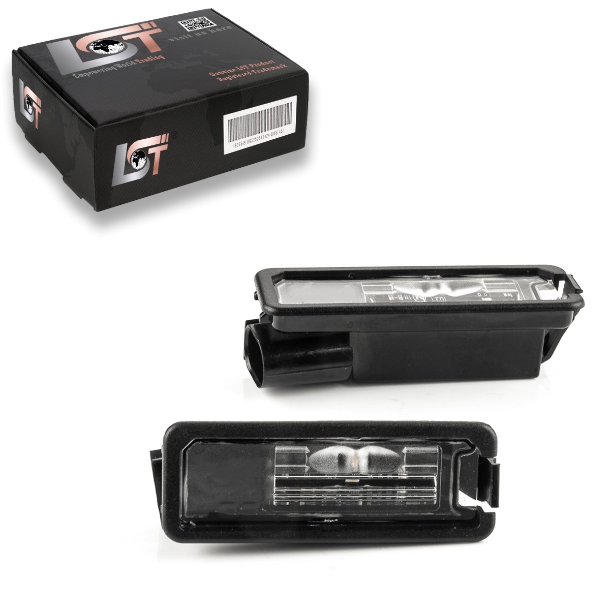 2x Lighting License Plate Light LED for Seat Altea Exeo Ibiza IV V Leon Toledo