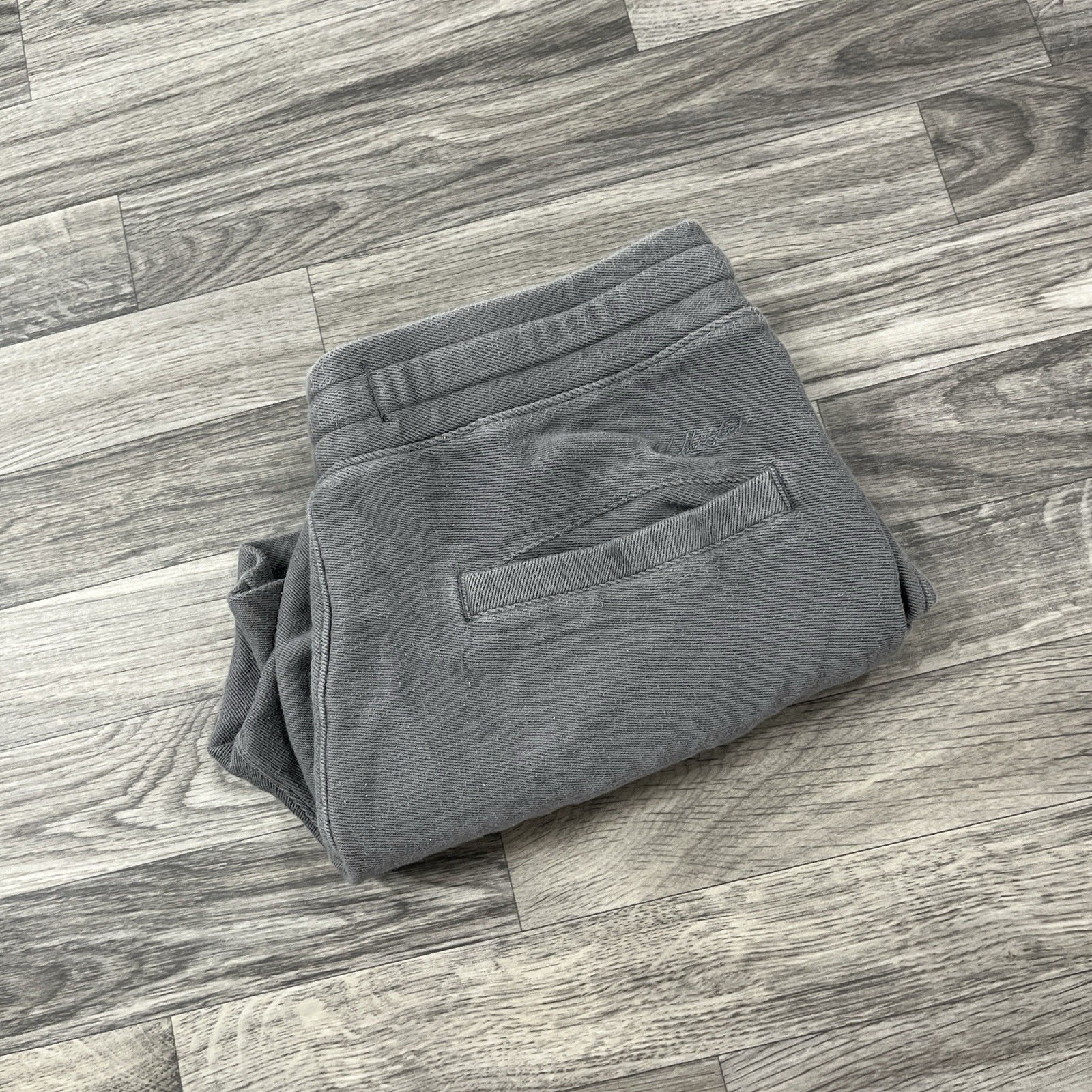 Hollister Gray Men's Medium Athletic Jogger Shorts Cotton Blend Casual Workout