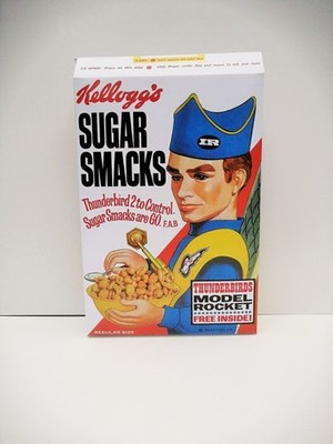 KELLOGG`S SUGAR SMACKS THUNDERBIRDS REPRODUKTIONSBOX, BRILLANTE QUALITÄT UND SELTEN