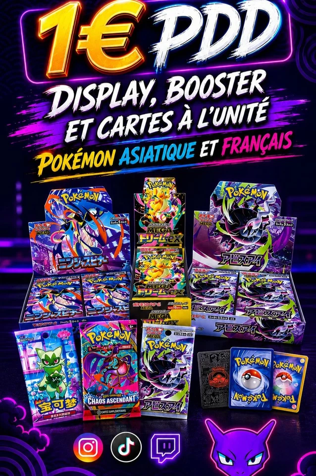 Boxbreak Abyss Eye M5 & Cartes à l'unité - Pokemon Japonais