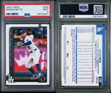 2025 Topps Series 2 Mookie Betts #500 Los Angeles Dodgers PSA 9