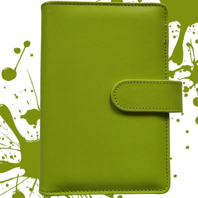 Personal Size / DIN A6 Ringbuch | Ringbinder Lime | 6-Ring-Mechanik