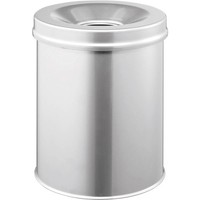 Durable 330523 Papierkorb 15 L (Ø X H) 260 Mm X 357 Mm Stahl Silber 1 St.