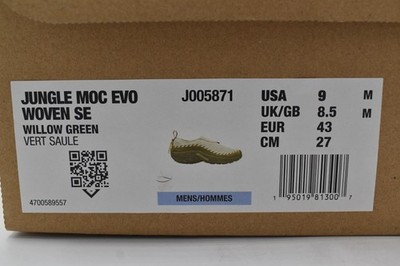 Merrell Mens Size 9 Jungle Moc EVO Woven SE Willow Green  display picture 1