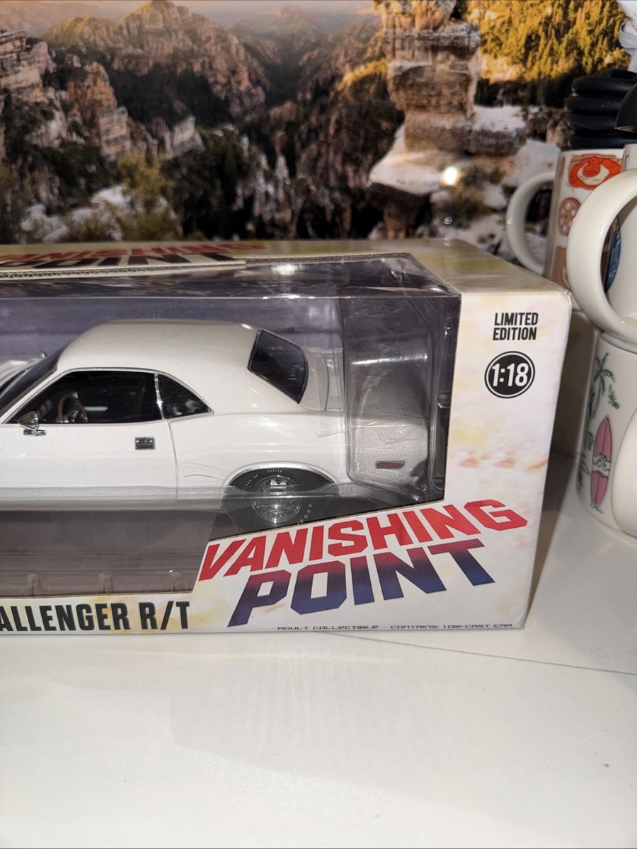 Greenlight 1:18 Vanishing Point 1970 Dodge Challenger R/T Diecast
