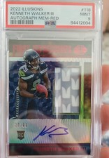 2022 Panini Illusions - First Impressions Autographed Memorabilia Kenneth Walker