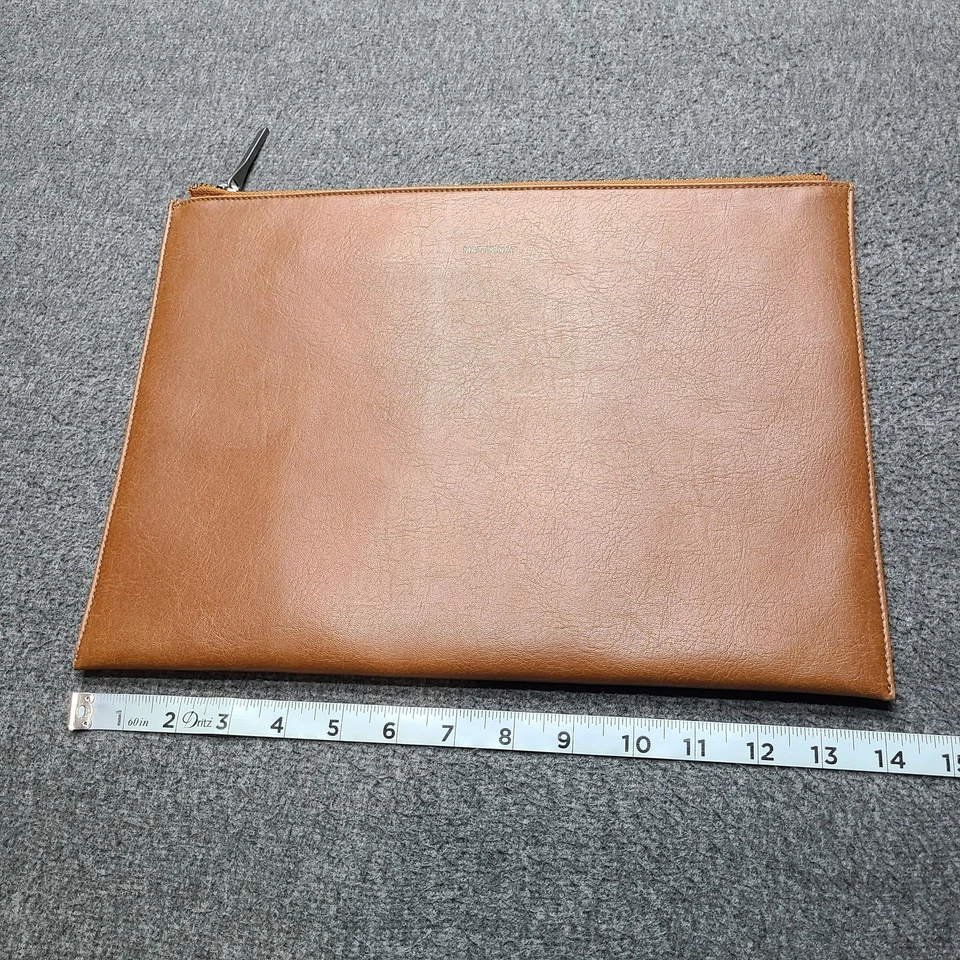 Bolso sin asas Matt & Nat para mujer grande de cuero sintético con cremallera forro reciclado vegano Foto 3 de 4