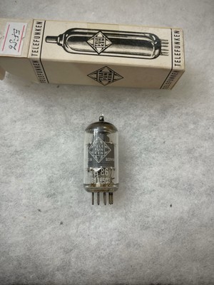 Telefunken EF86 EF806S 6267 Ribbed Plate Round Top NOS NIB