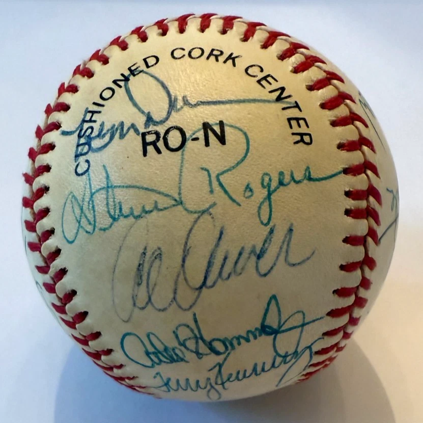 Béisbol firmado por el equipo All-Star de la Liga Nacional 1983 24 firmantes con LOA Foto 2 de 4