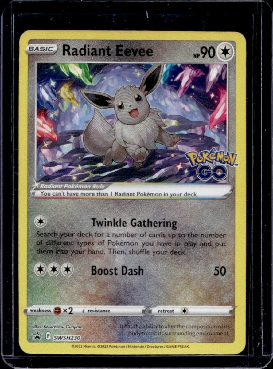 Radiant Eevee Pokémon TCG Cards for sale | eBay
