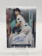 2025 Topps Finest Sal Frelick Base Auto Milwaukee Brewers FA-SF
