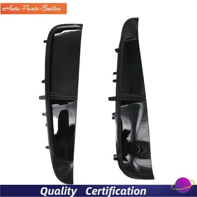 1 Pair Gloss Black Fender Grille Air Vents Trim For Porsche Panamera 2017-23 USA