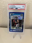 2024 Donruss Rated Rookie Caleb Williams #327 Optic Preview Blue Scope PSA 9