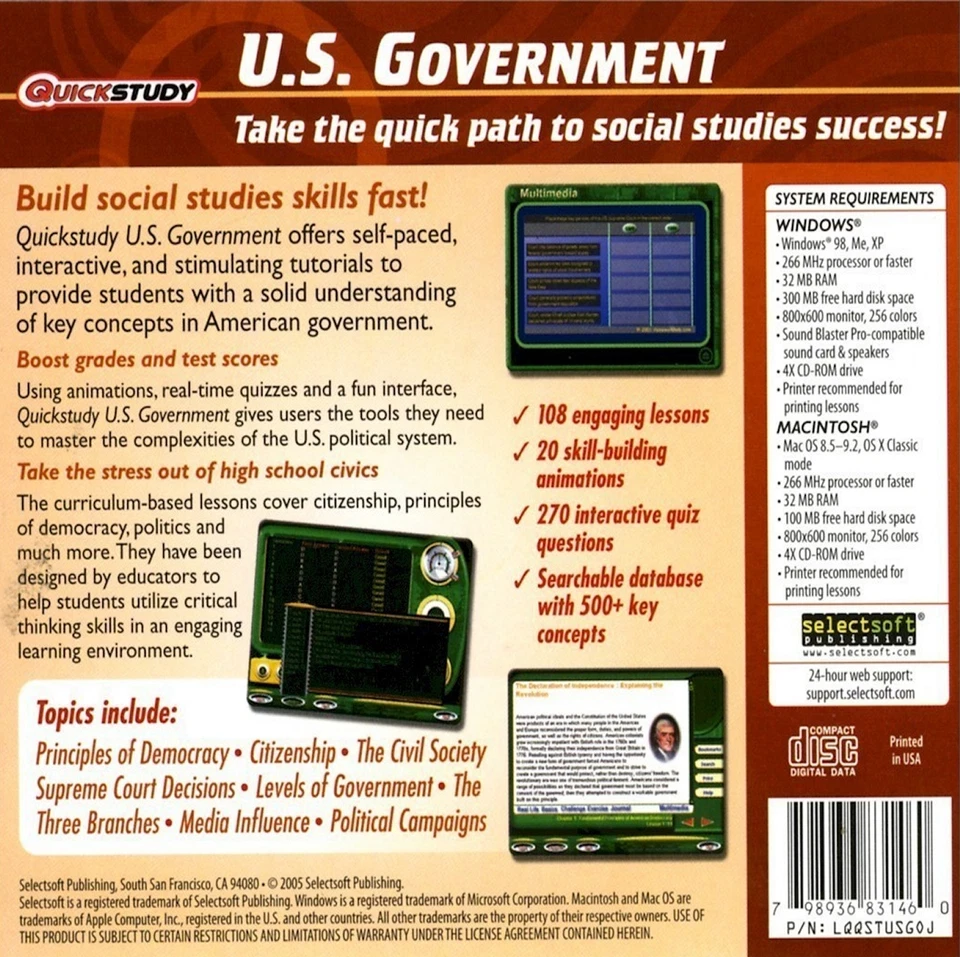 U.S. GOVERNMENT - 108 LESSONS. BUILD SKILLS FAST! SHIPS FAST ! - Image 2 of 4