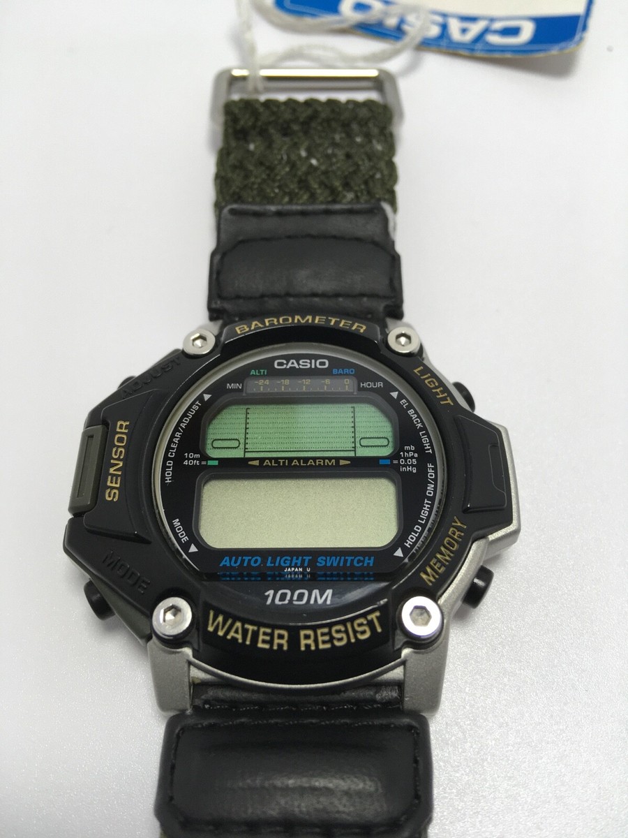 CASIO,PRO TREK,TWIN SENSOR,PRT-20,WR100M,NEW OLD STOCK,FREE CASIO,PRO TREK,TWIN SENSOR,PRT-20,WR100M,NEW OLD STOCK,FREE