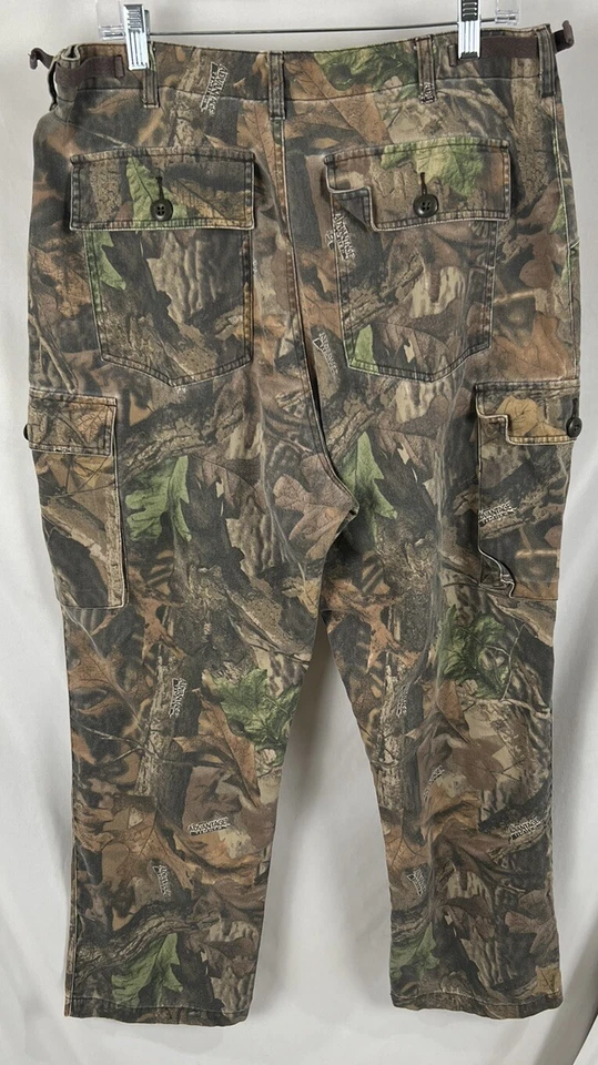 CABELA'S CAMO ADVANTAGE TIMBER DENIM PANTS TROUSERS SZ 16 CARGO - Image 2 of 3