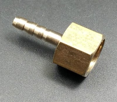 1/8 "1/4" 3/8 "NPT Femmina X Tubo Flessibile Coda In Ottone - Foto 2