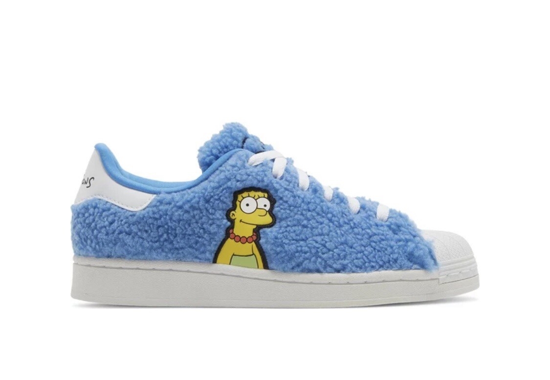Youth Size 4| Womens Size Adidas Simpson's Marge Superstar