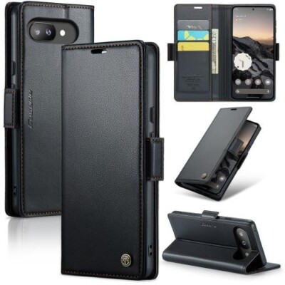 Für Google Pixel 9a Caseme 023 Schmetterling Buckle Litschi Textur Rfid Handy