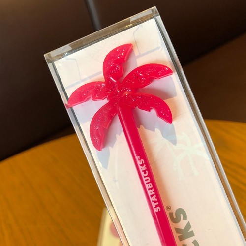 Starbucks Korea 2018 Summer PALM TREE & FLAMINGO Muddler HIBISCUS Coaster SELECT - Picture 12 of 19