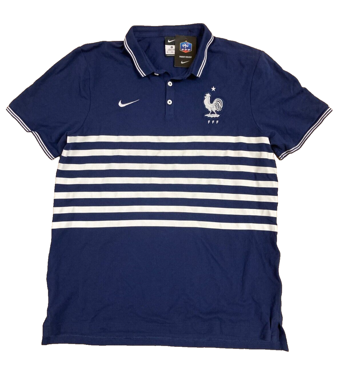 Nike FFF Polo Shirt, Men's France Football Federation Soccer