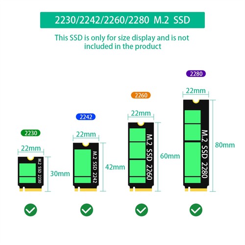 2 in 1 Combo M.2 NGFF NVME PCI-E SSD M.2 NGFF SATA SSD auf SATA Adapter - Bild 4 von 7