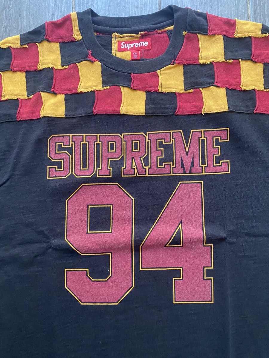 Supreme Patchwork Yoke Football Top XXL | eBay Supreme Patchwork Yoke Football Top XXL | eBay