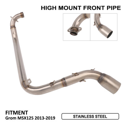 Motorcycle Grom High Mount Full Exhaust System Front Pipe For Grom MSX125 13-19