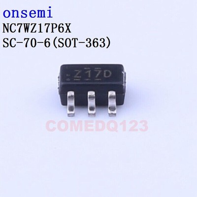 5PCSx NC7WZ17P6X SC-70-6(SOT-363) onsemi Buffers Drivers #F10*
