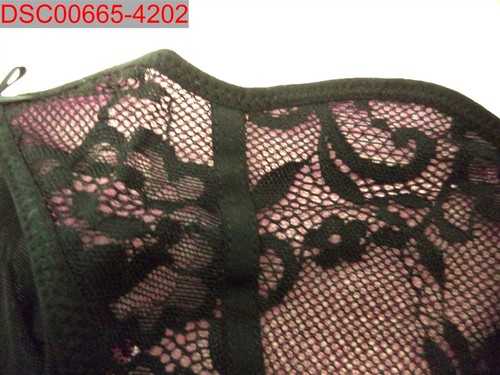 NWT - Adore Me Women's Jet Black with Lace Cheeky Panty, Size M 887927986408 - 第 3/9 張圖片